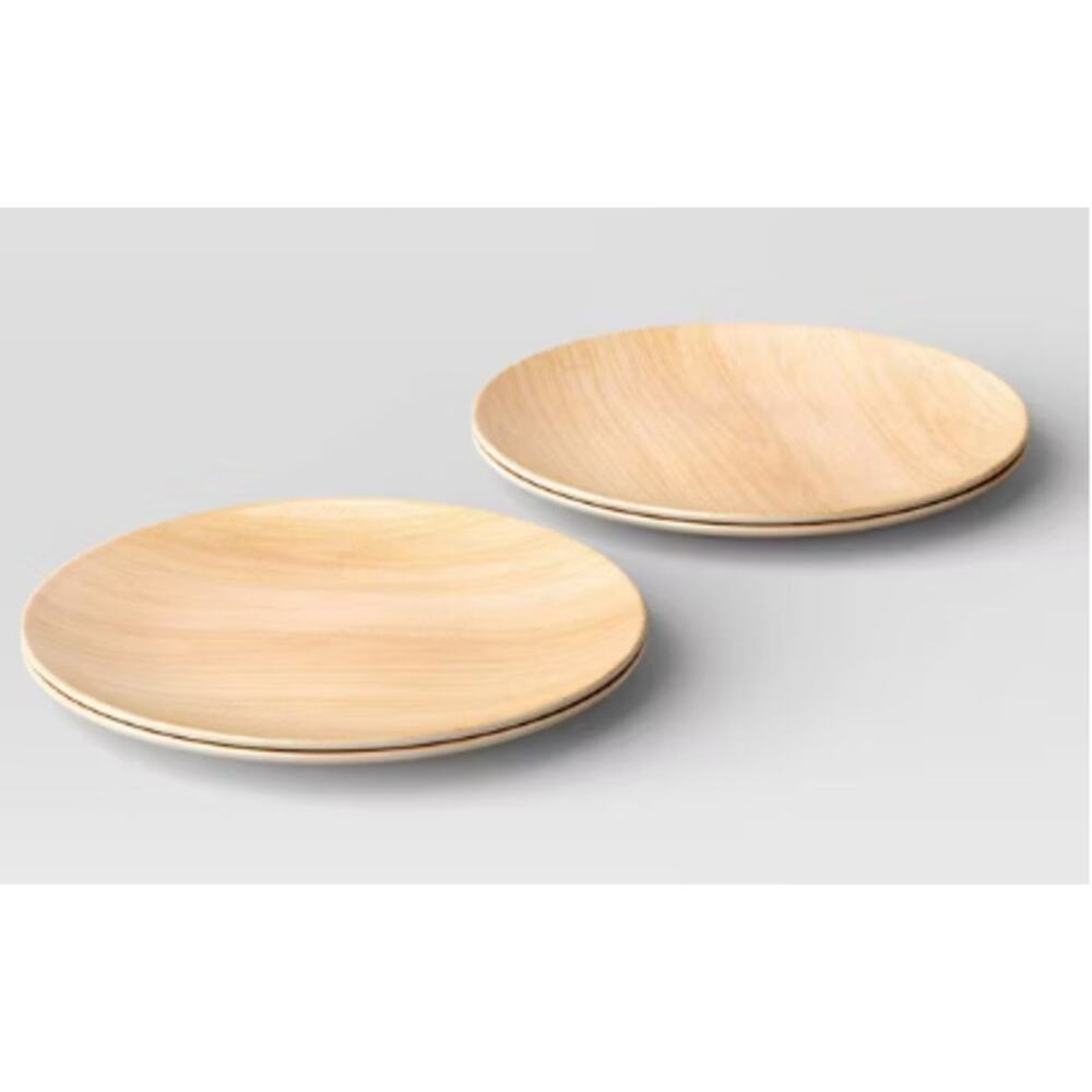 Room essential Serving Bowl w/ Utensils AND 12pk  Matching Melamine Salad Plates - Picture 6 of 8